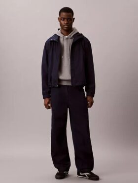 Kevyet indigo-Denim-verkkarihousut Kevyet indigo-Denim-verkkarihousut
