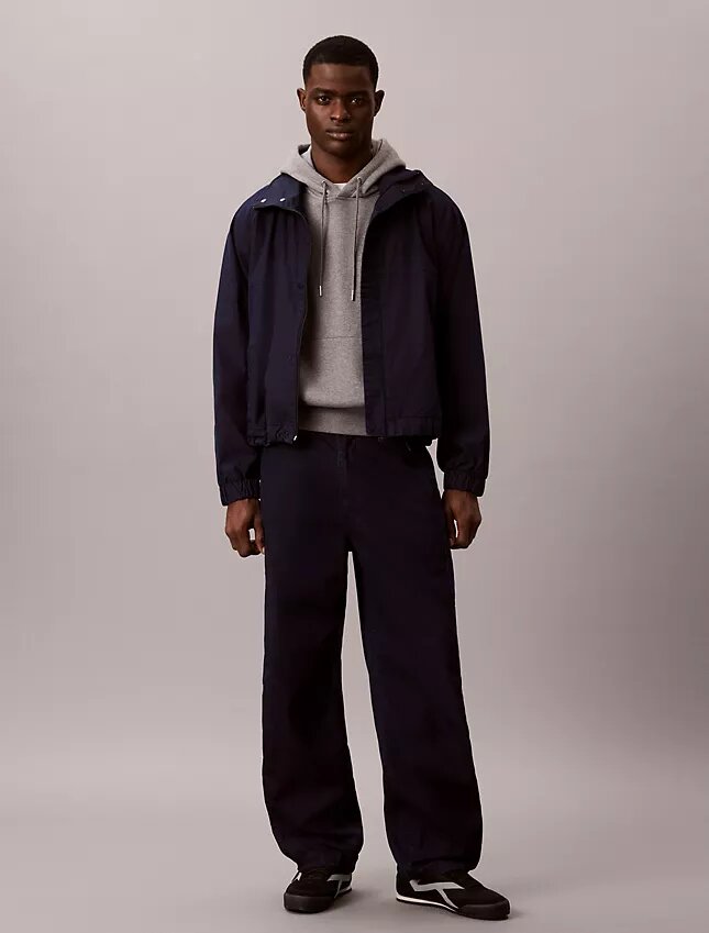 Kevyet indigo-Denim-verkkarihousut Kevyet indigo-Denim-verkkarihousut