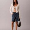 Käännetty helma A-linjaiset Denim-shortsit Käännetty helma A-linjaiset Denim-shortsit