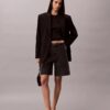 Käännetty helma A-linjaiset Denim-shortsit Käännetty helma A-linjaiset Denim-shortsit