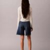 Käännetty helma A-linjaiset Denim-shortsit Käännetty helma A-linjaiset Denim-shortsit