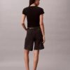 Käännetty helma A-linjaiset Denim-shortsit Käännetty helma A-linjaiset Denim-shortsit