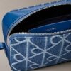 Koko pinnan kattava logomerkki Denim-kameralaukku Koko pinnan kattava logomerkki Denim-kameralaukku