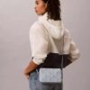 Koko pinnan kattava logomerkki Denim-kameralaukku Koko pinnan kattava logomerkki Denim-kameralaukku
