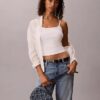 Koko pinnan kattava logomerkki Denim-kameralaukku Koko pinnan kattava logomerkki Denim-kameralaukku