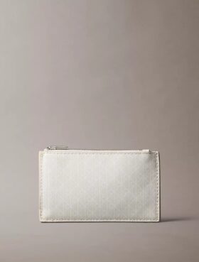 Koko pinnan kattava logotunnus, vetoketjullinen korttikotelo