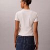 Korostettu logokuviollinen slim-mallinen T-paita