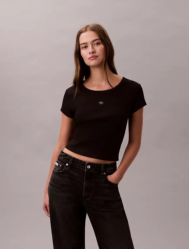 Kudottu Monologo Slim T-paita Kudottu Monologo Slim T-paita