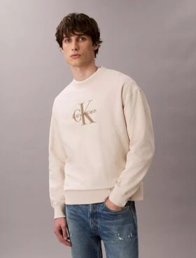 Laadukas frotee-huppari, jossa on Monogram-logo