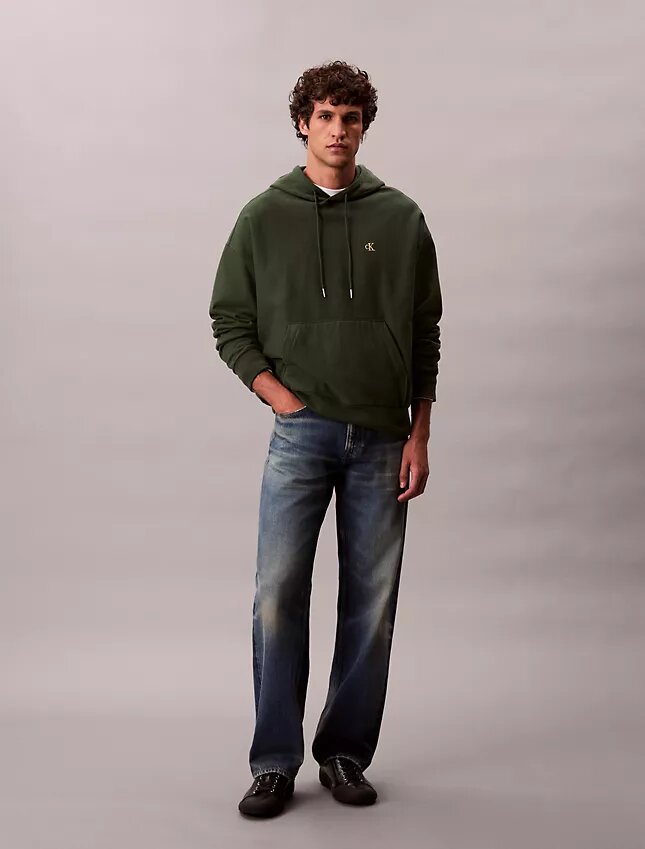 Laadukas, rento Monogram-fleece-huppari Laadukas, rento Monogram-fleece-huppari