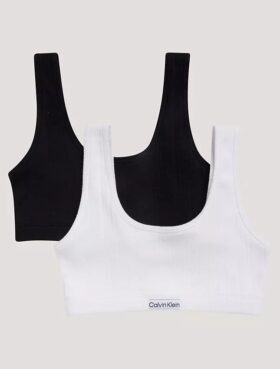 Logo Rib 2-pack Bralette