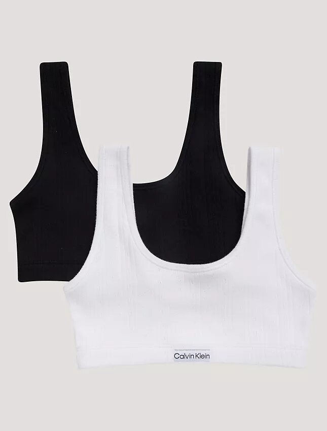 Logo Rib 2-pack Bralette Logo Rib 2-pack Bralette