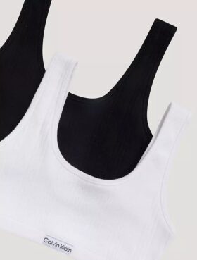 Logo Rib 2-pack Bralette