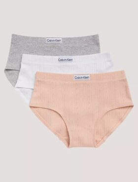 Logo Rib 3-pack Hipster