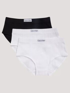 Logo Rib 3-pack Hipster