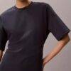 Logo Rib Interlock T-paita-mekko Logo Rib Interlock T-paita-mekko
