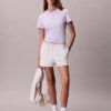 Logofonttikuviollinen slim-mallinen T-paita