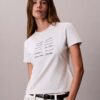 Logofonttikuviollinen slim-mallinen T-paita