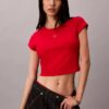 Lunar New Year Emblem Logo Crop T-paita Lunar New Year Emblem Logo Crop T-paita