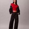 Lunar New Year Emblem Logo Crop T-paita Lunar New Year Emblem Logo Crop T-paita