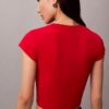 Lunar New Year Emblem Logo Crop T-paita Lunar New Year Emblem Logo Crop T-paita