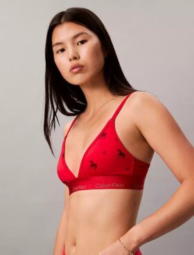 Lunar New Year -kevyesti vuorattu kolmiomallinen Bralette