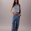 Lyhyt denim-toppi Lyhyt denim-toppi