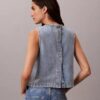 Lyhyt denim-toppi Lyhyt denim-toppi