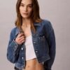 Lyhyt denim-Trucker Jacket Lyhyt denim-Trucker Jacket