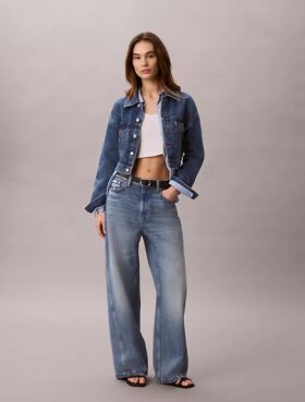 Lyhyt denim-Trucker Jacket