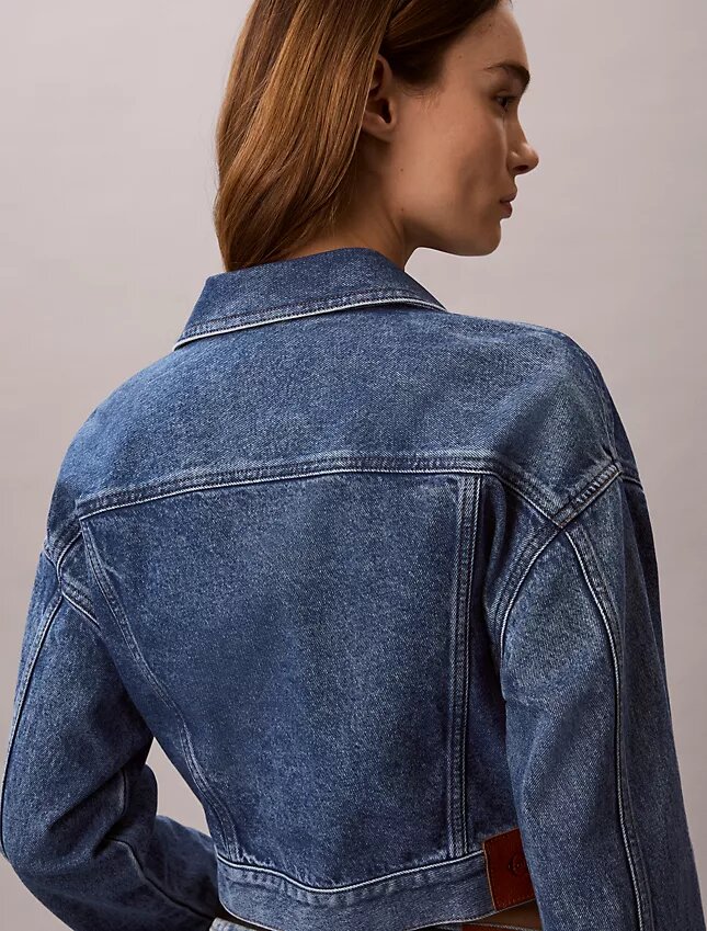 Lyhyt denim-Trucker Jacket Lyhyt denim-Trucker Jacket