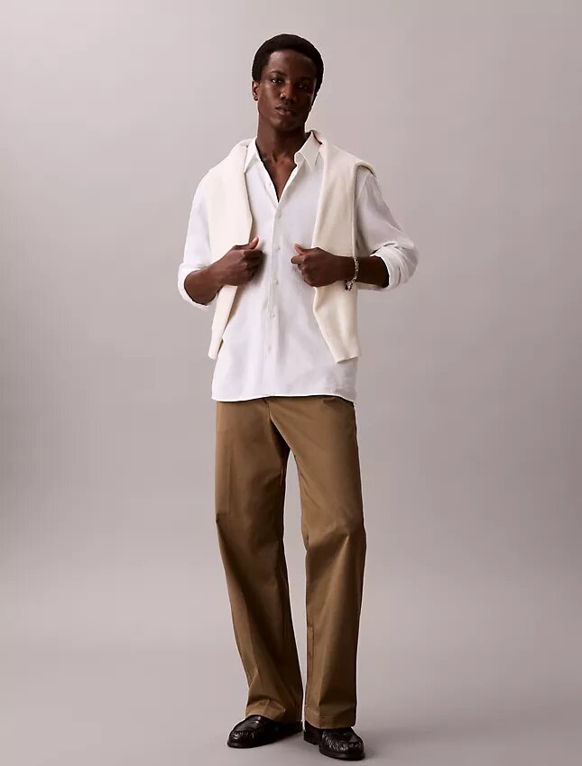 Löysät Cotton Stretch-housut Löysät Cotton Stretch-housut