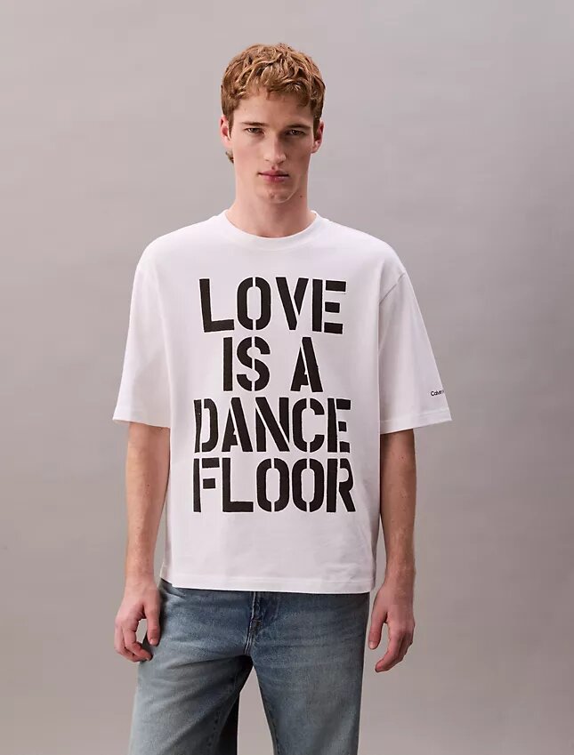 Marc Hundley Pride Love is a Dance Floor -rento T-paita Marc Hundley Pride Love is a Dance Floor -rento T-paita