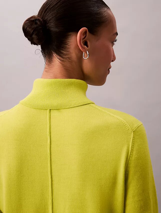 Merinovillainen klassinen turtleneck-villapaita Merinovillainen klassinen turtleneck-villapaita