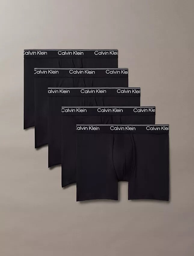 Microfiber-materiaalia sisältävät joustavat Boxer Briefit, 5 kpl:n pakkaus Microfiber-materiaalia sisältävät joustavat Boxer Briefit, 5 kpl:n pakkaus