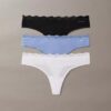 Microfiber-pitsi-Thong, 3 kpl Microfiber-pitsi-Thong, 3 kpl