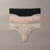 Microfiber-pitsi-Thong, 3 kpl Microfiber-pitsi-Thong, 3 kpl