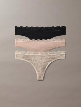 Microfiber-pitsi-Thong, 3 kpl
