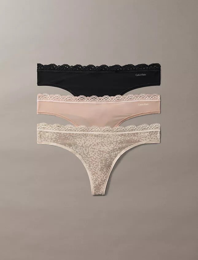 Microfiber-pitsi-Thong, 3 kpl Microfiber-pitsi-Thong, 3 kpl