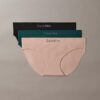 Microfiber-saumaton ribbineuleinen 3-pakkaus Bikini Microfiber-saumaton ribbineuleinen 3-pakkaus Bikini