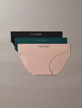 Microfiber-saumaton ribbineuleinen 3-pakkaus Bikini