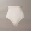 Minimalistinen verkkokangasinen korkeavyötäröinen Thong