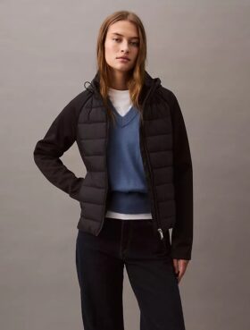 Mixed Media -puffer-takki