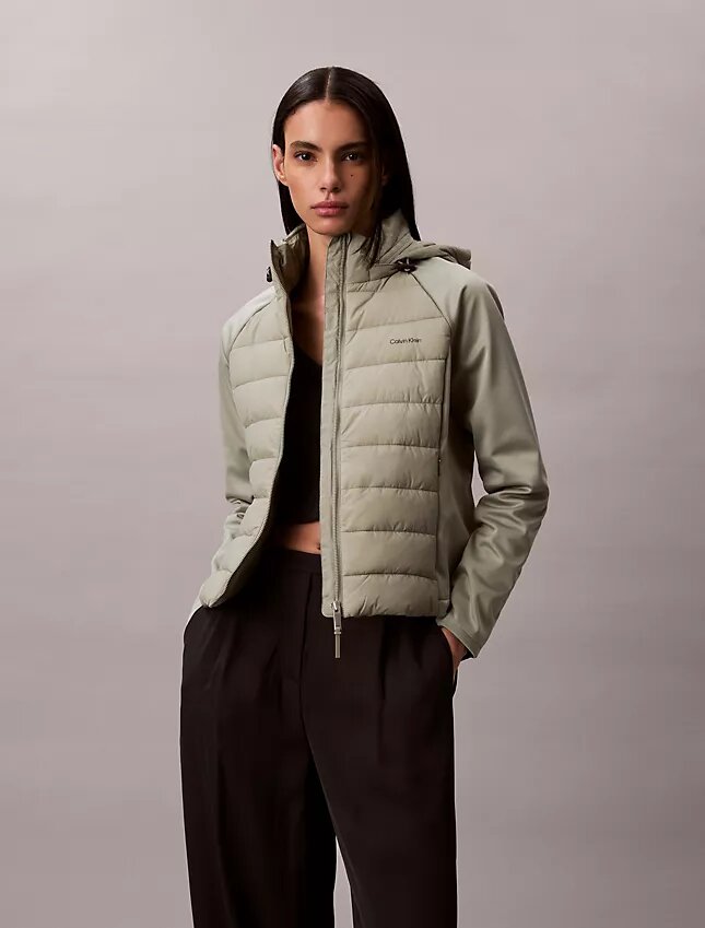 Mixed Media -puffer-takki Mixed Media -puffer-takki