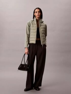 Mixed Media -puffer-takki