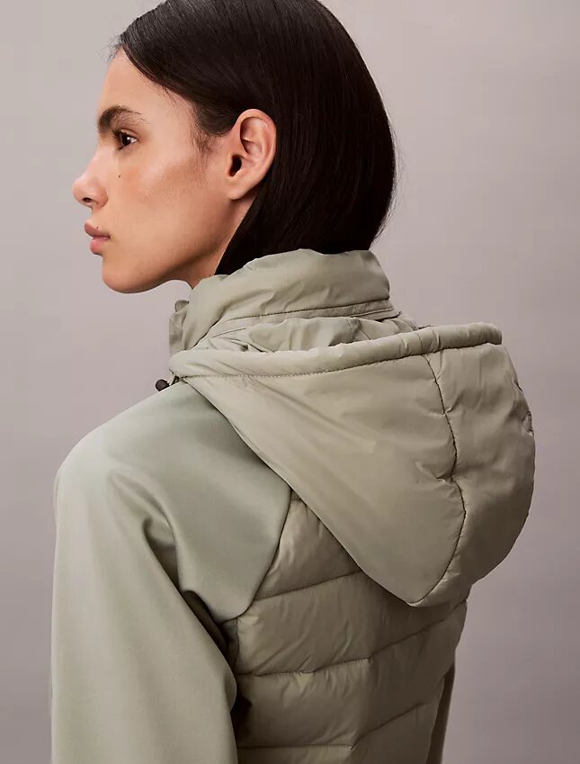 Mixed Media -puffer-takki Mixed Media -puffer-takki