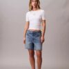 Modal Stretch Monogram Logo Graphic Slim T-paita Modal Stretch Monogram Logo Graphic Slim T-paita