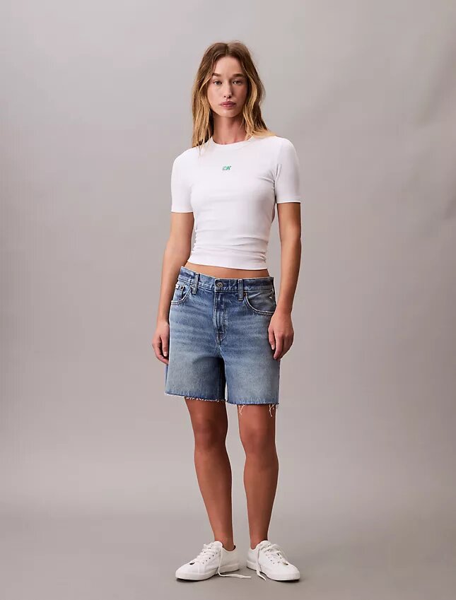 Modal Stretch Monogram Logo Graphic Slim T-paita Modal Stretch Monogram Logo Graphic Slim T-paita