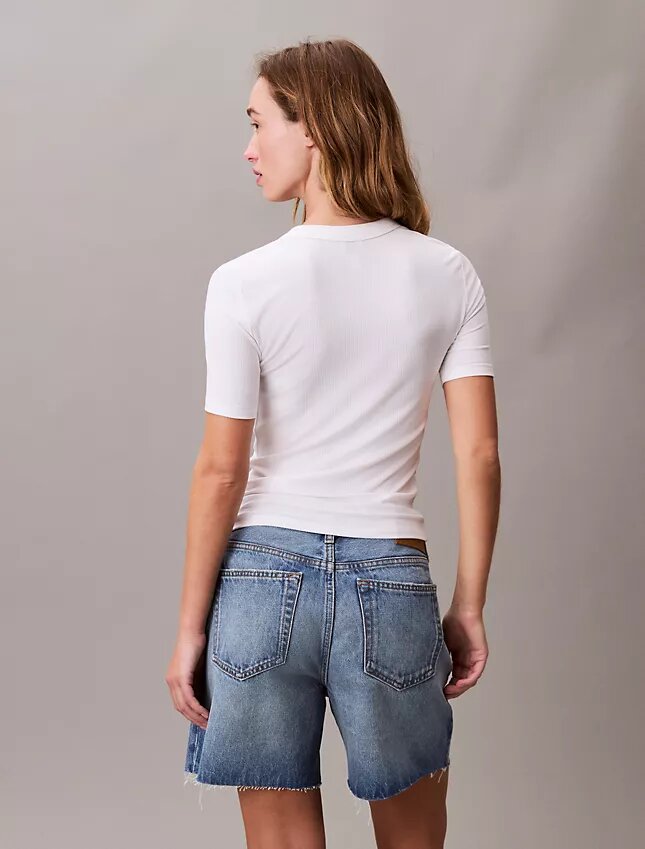 Modal Stretch Monogram Logo Graphic Slim T-paita Modal Stretch Monogram Logo Graphic Slim T-paita