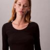 Modal Stretch Rib Slim T-paita Modal Stretch Rib Slim T-paita